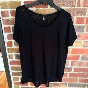 H&M sheer top